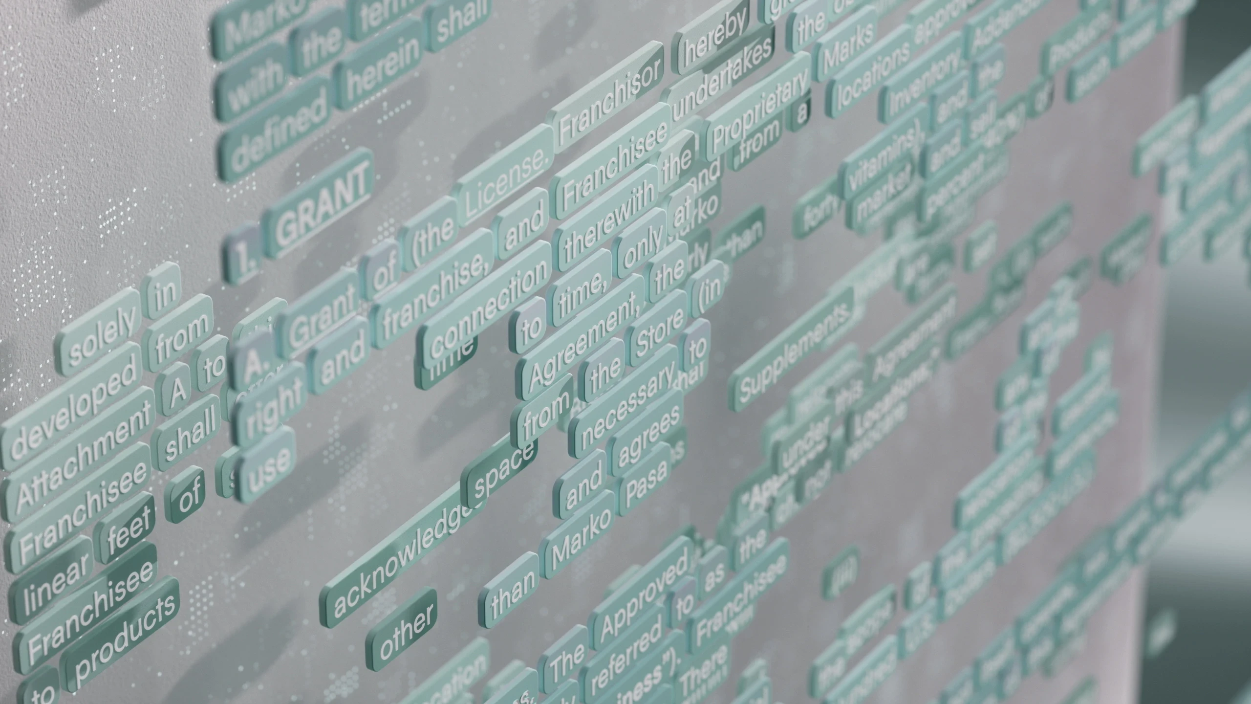 Glass documents right