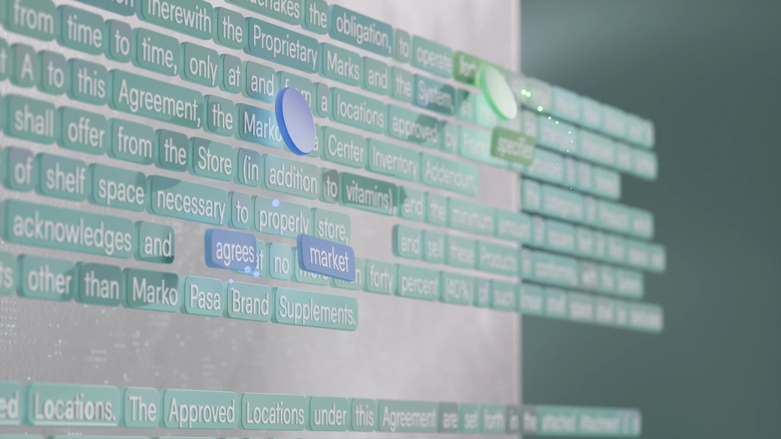 3D keyboard closeup left